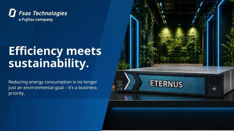 Fsas Technologies ofrece un almacenamiento all-flash compacto, de nivel empresarial, diseñado para entornos de datos modernos con ETERNUS EP300
